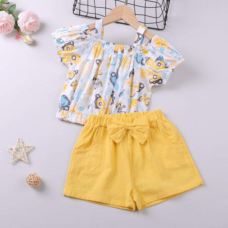 Toddler Girls Clothes 2Pcs Outfits Kids Clothing For Girls Tracksuit Suit