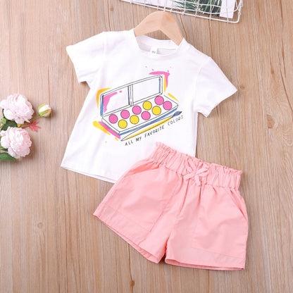 Toddler Girls Clothes 2Pcs Outfits Kids Clothing For Girls Tracksuit Suit