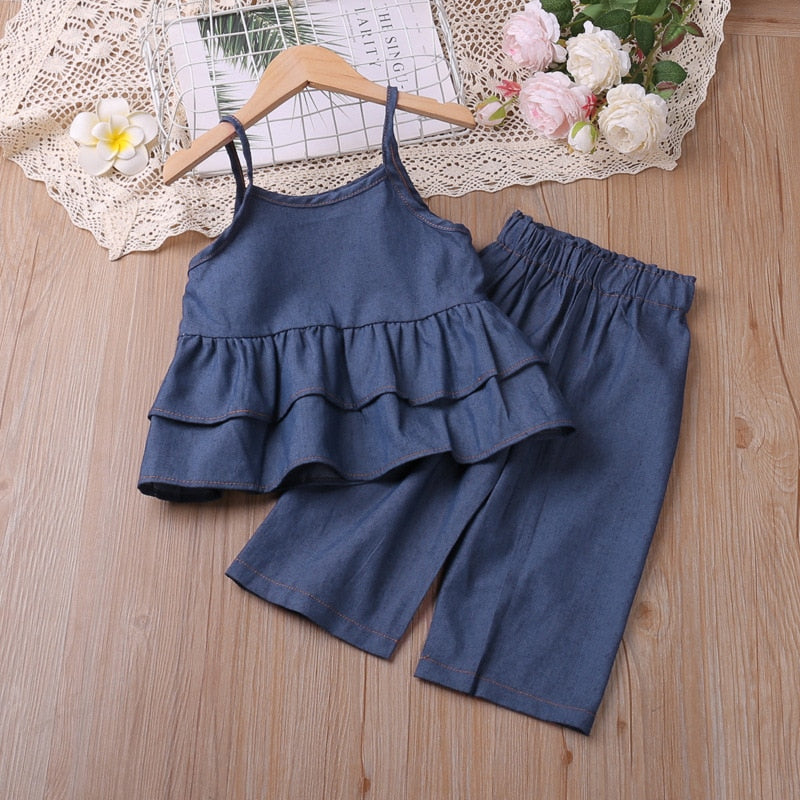 Toddler Girls Clothes 2Pcs Outfits Kids Clothing For Girls Tracksuit Suit