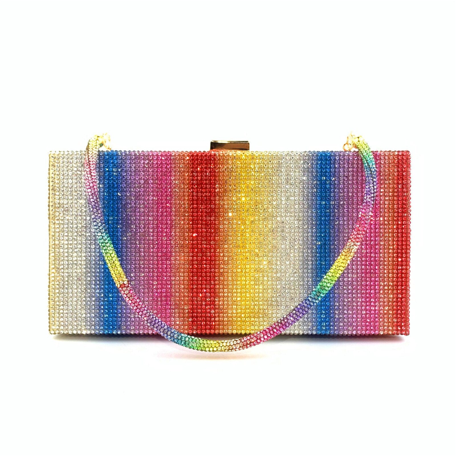 PINI Rainbow Rhinestone Purses and Handbags