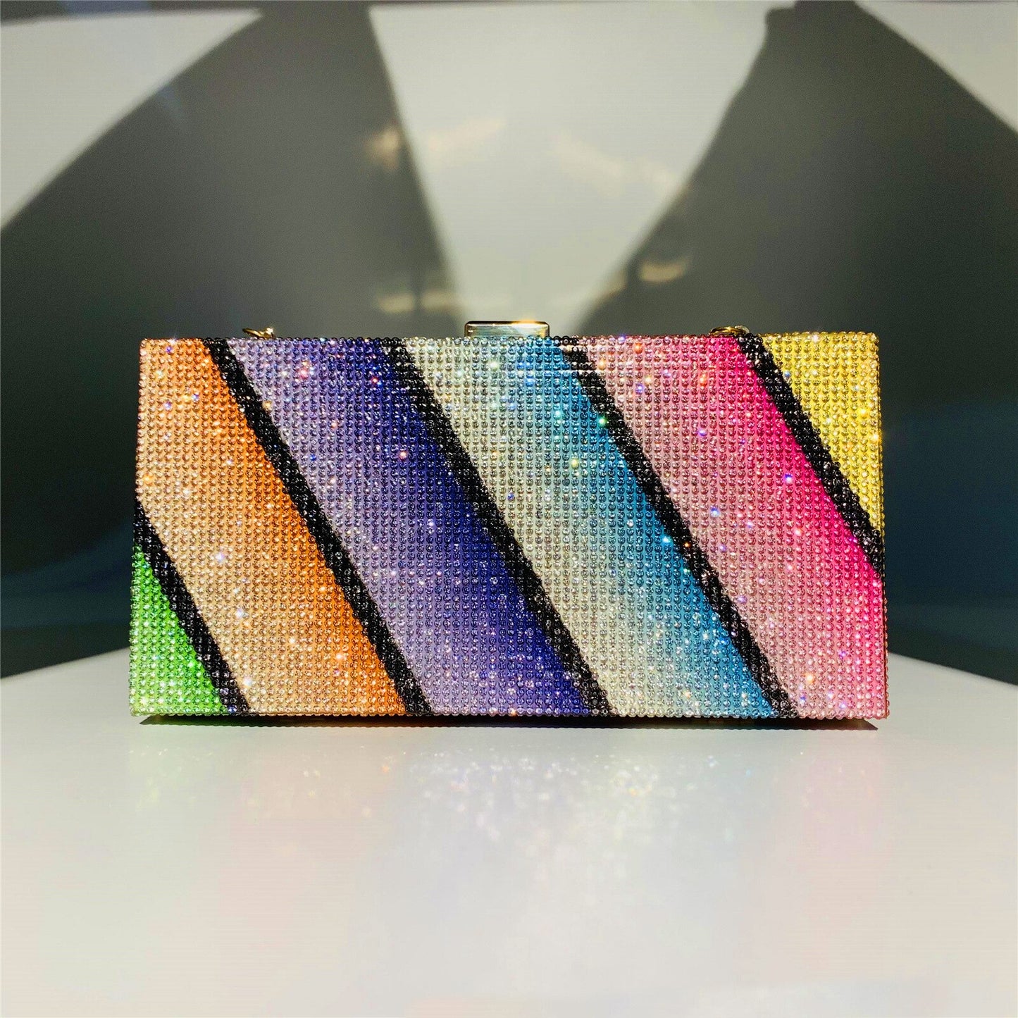 PINI Rainbow Rhinestone Purses and Handbags