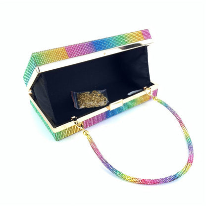 PINI Rainbow Rhinestone Purses and Handbags