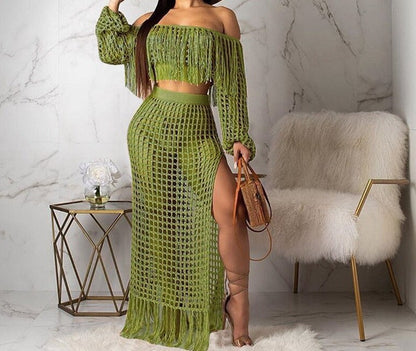 Sexy Off Shoulder Maxi Dress
