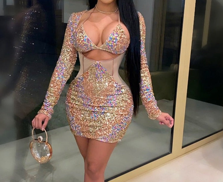 Maxi Glitter Dress