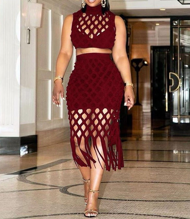 ZIZIA 2 Piece Sets Women Outfit