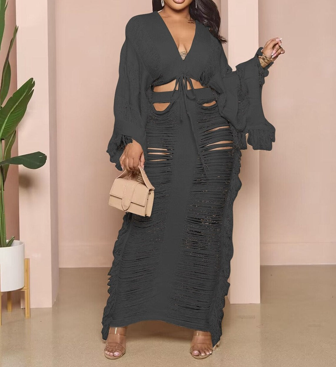 We Love Two Piece Skirt Set