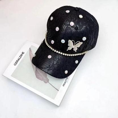New Fashion Rhinestone Belt Baseball Caps For Women Snapback