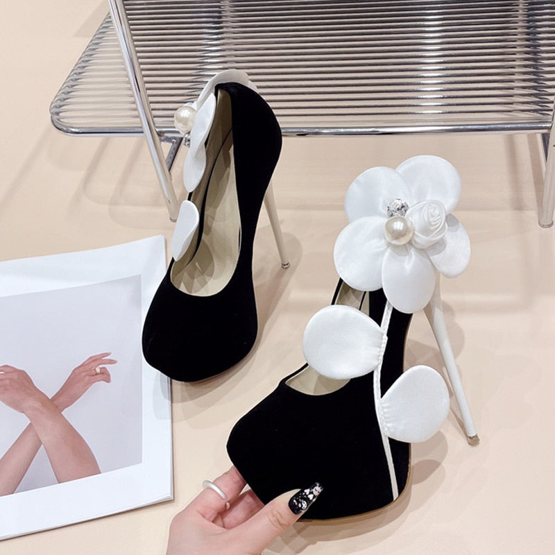 Platform Pumps High Heels Shoes EMJP TRENDS