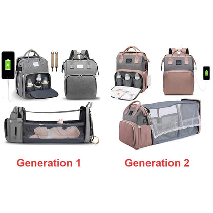 Baby Diaper Bag Nappy Stroller Bags For Baby Maternity Bag Backpacks Crib Newborn Mommy Bag Changing Table Baby Bags For Mom EMJP TRENDS