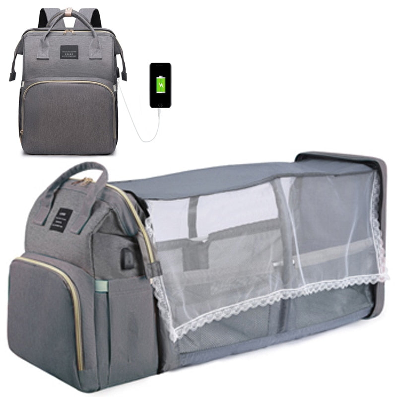 Baby Diaper Bag Nappy Stroller Bags For Baby Maternity Bag Backpacks Crib Newborn Mommy Bag Changing Table Baby Bags For Mom EMJP TRENDS