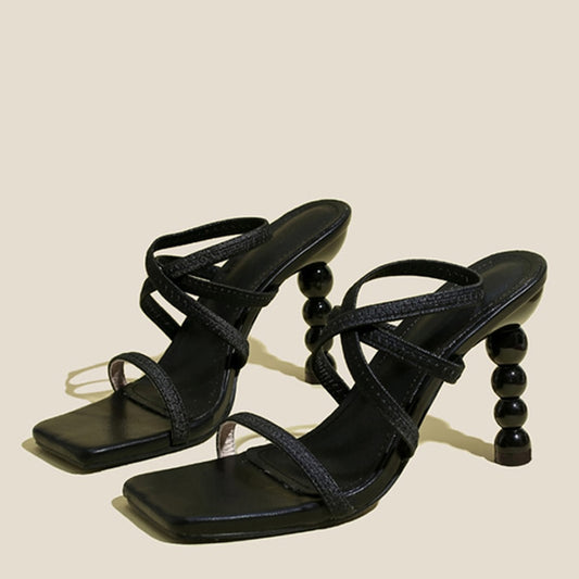Cozy Stretch Slip-On Back Strap heel Shoes EMJP TRENDS