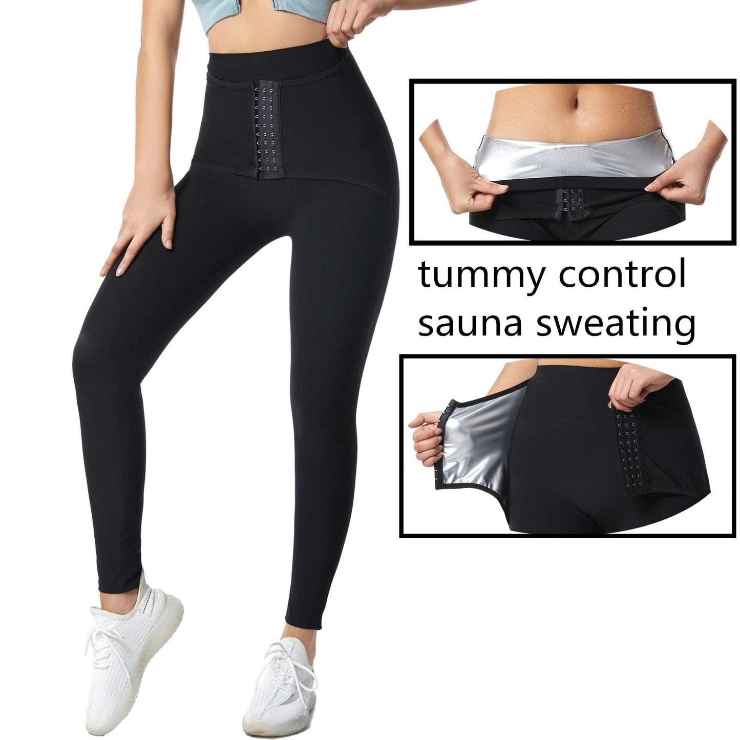Body Shaper Weight Loss Slimming Pants Waist Trainer Lifting But Hot Thermo Sweat Shape-wear