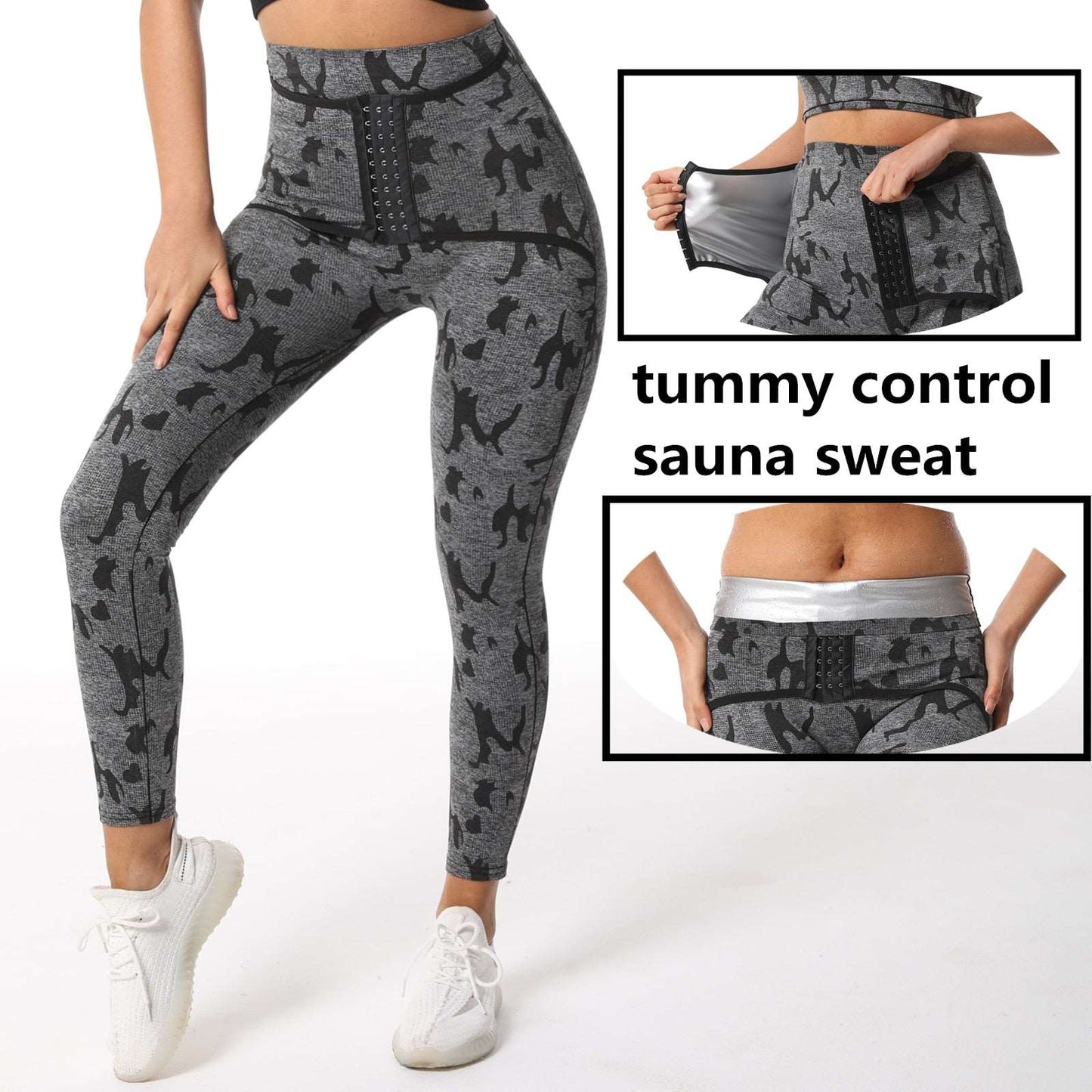 Body Shaper Weight Loss Slimming Pants Waist Trainer Lifting But Hot Thermo Sweat Shape-wear