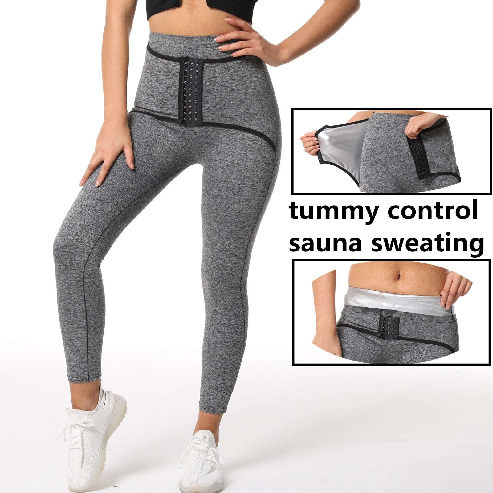 Body Shaper Weight Loss Slimming Pants Waist Trainer Lifting But Hot Thermo Sweat Shape-wear