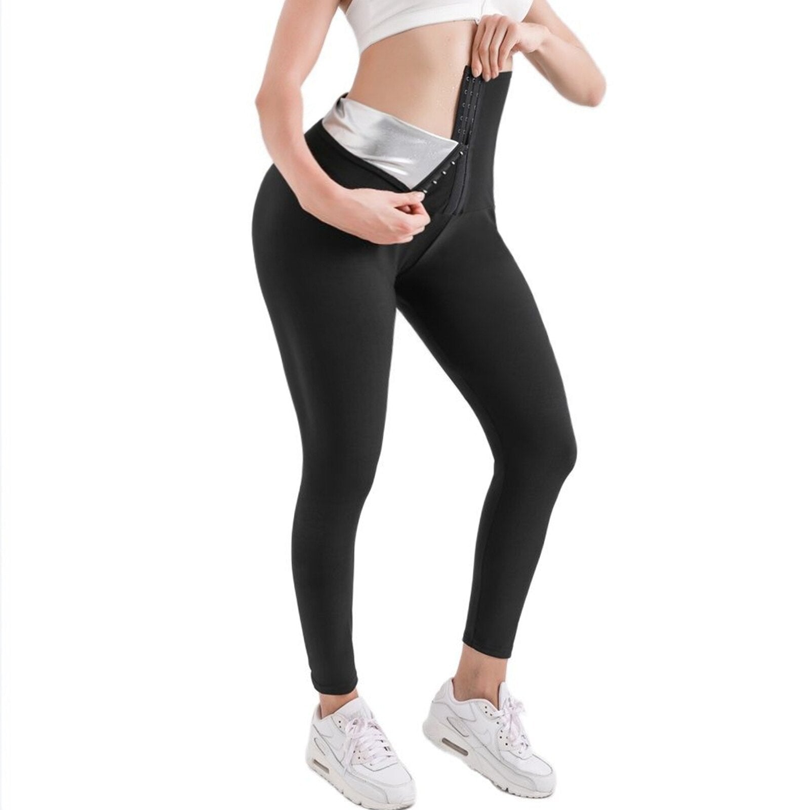 Body Shaper Weight Loss Slimming Pants Waist Trainer Lifting But Hot Thermo Sweat Shape-wear