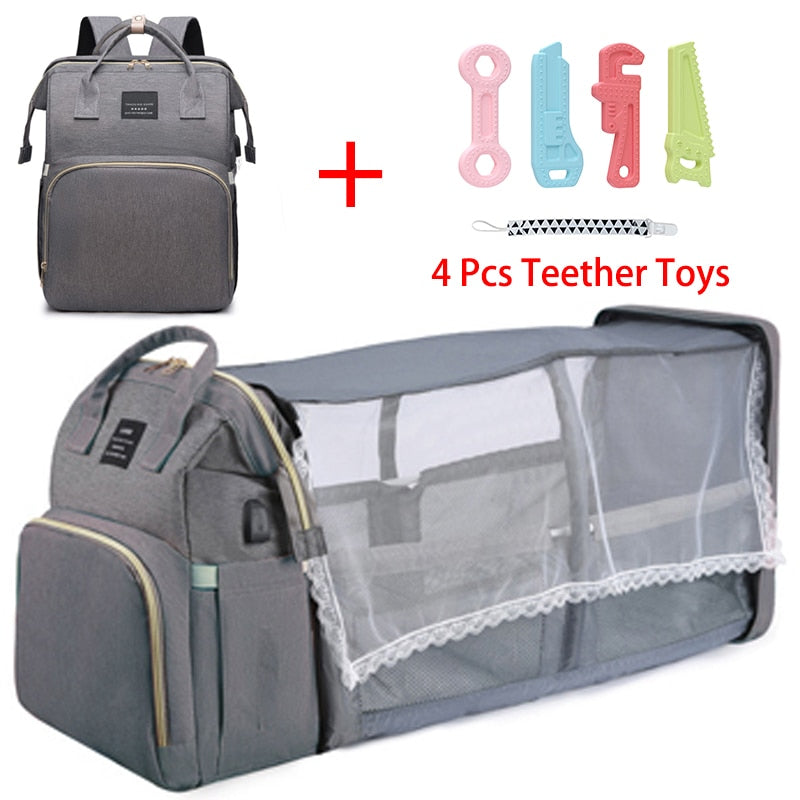 Baby Diaper Bag Nappy Stroller Bags For Baby Maternity Bag Backpacks Crib Newborn Mommy Bag Changing Table Baby Bags For Mom EMJP TRENDS