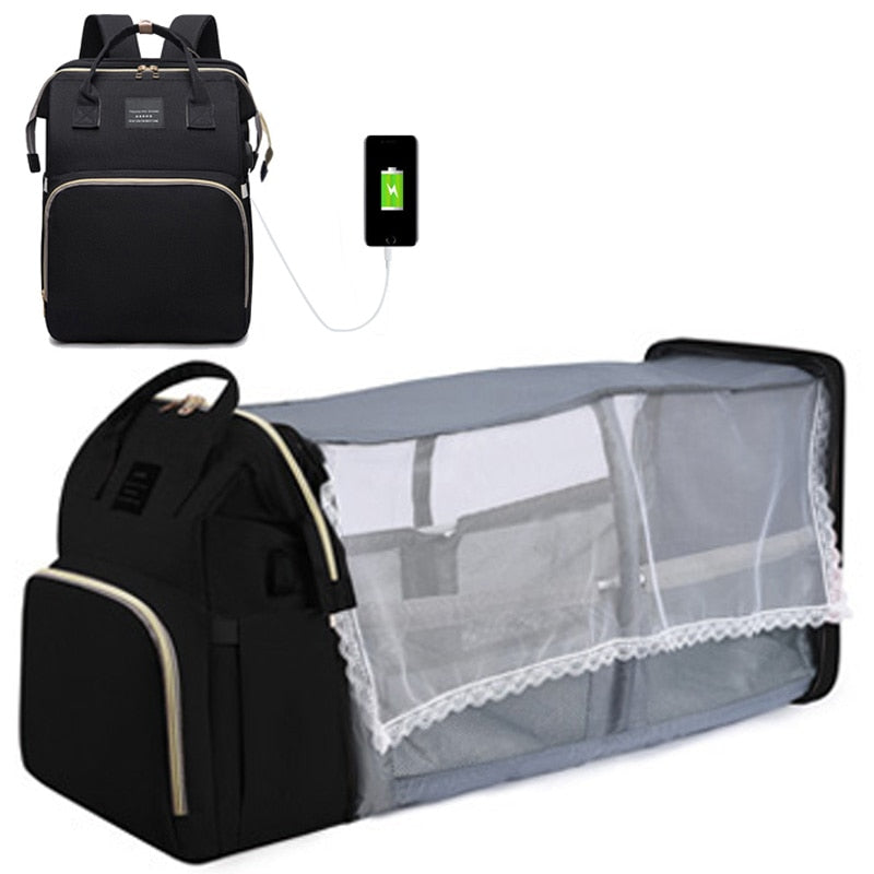 Baby Diaper Bag Nappy Stroller Bags For Baby Maternity Bag Backpacks Crib Newborn Mommy Bag Changing Table Baby Bags For Mom EMJP TRENDS