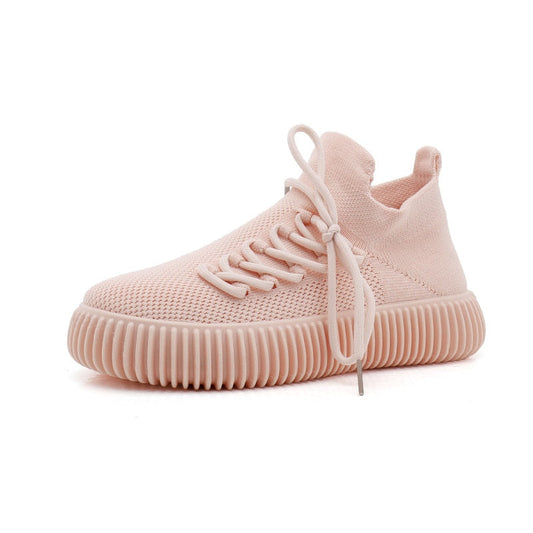 New Ladies Lace Up Breathable Casual Female Shoes