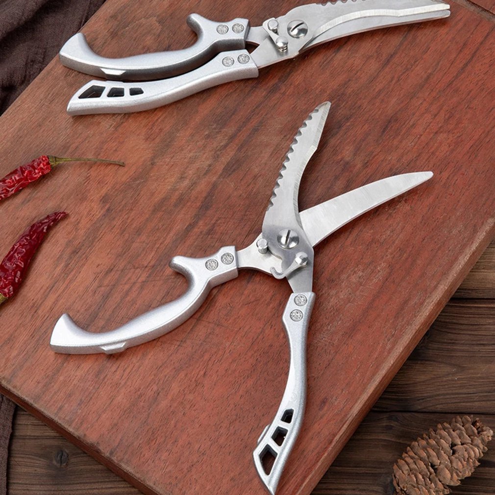 Stainless Steel Kitchen Scissor Powerful Chicken Bone Scissors Multifunctional Chicken Duck Fish Cutter Shears Kitchen Tools