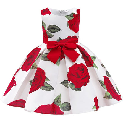 Clothing Dress Princess Baby Girl Dress With Bow