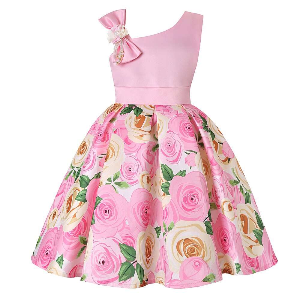 Clothing Dress Princess Baby Girl Dress With Bow