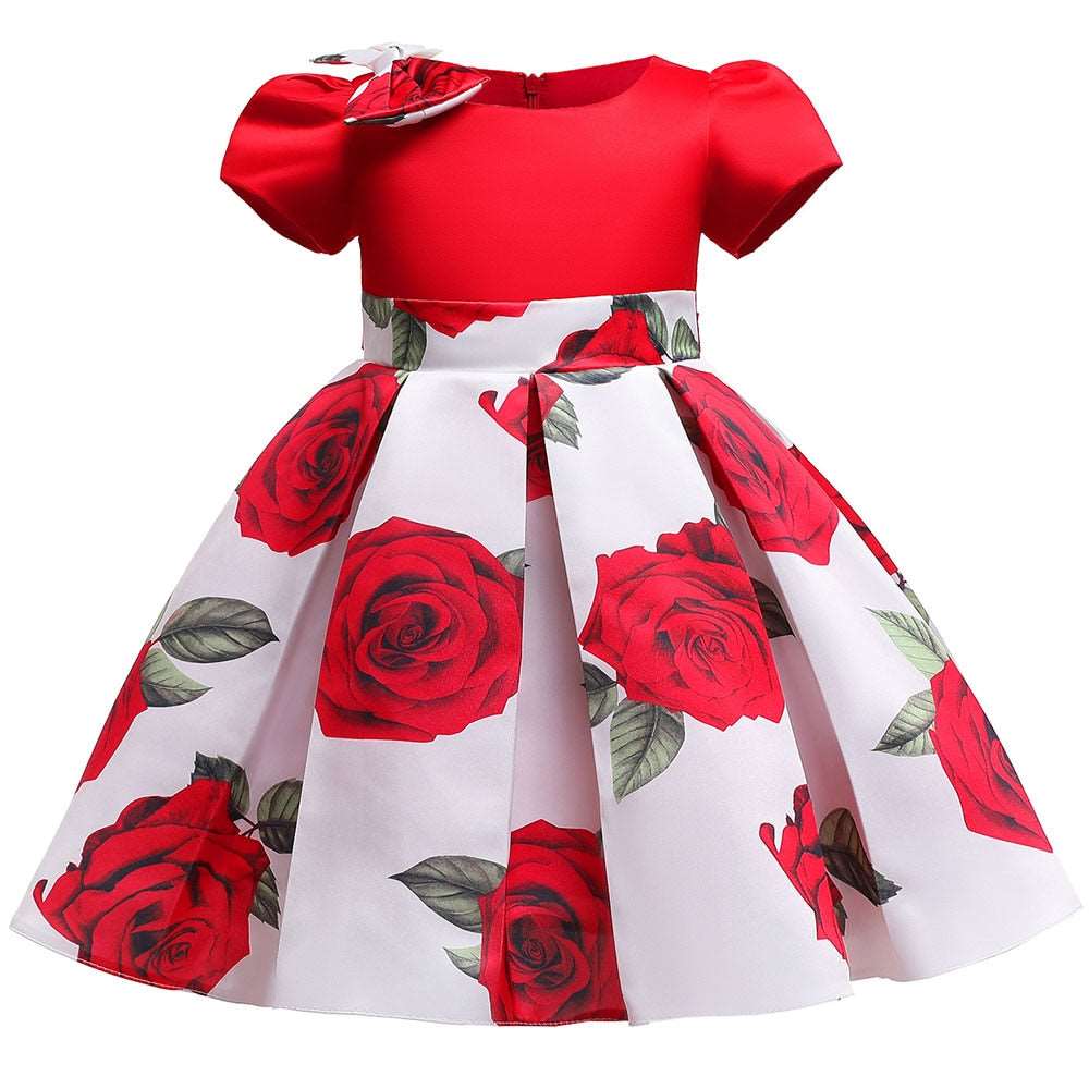 Clothing Dress Princess Baby Girl Dress With Bow