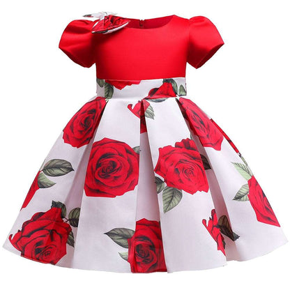 Clothing Dress Princess Baby Girl Dress With Bow
