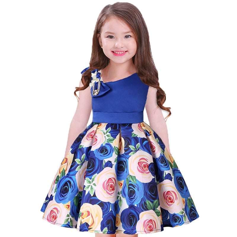 Clothing Dress Princess Baby Girl Dress With Bow