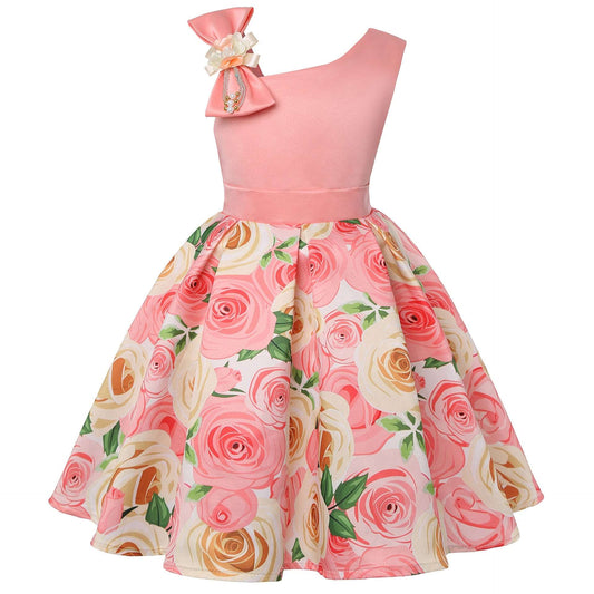 Clothing Dress Princess Baby Girl Dress With Bow