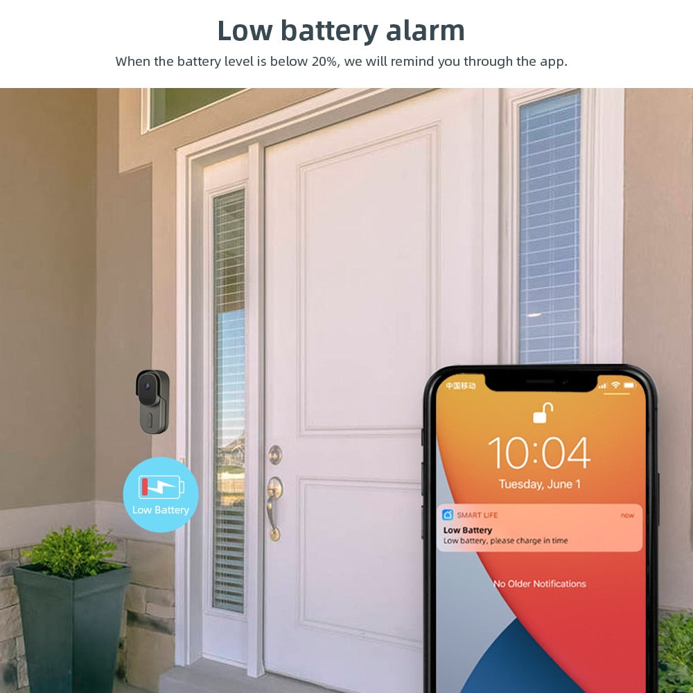 Video Doorbell WiFi Wireless Wired Door Bell