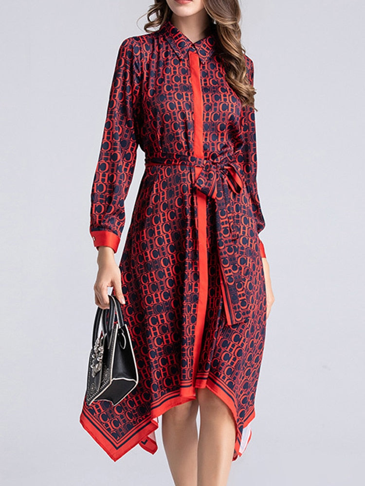 New Trendy Dresses Woman Empire Long Sleeve