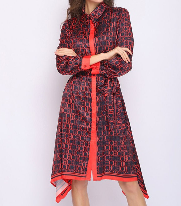 New Trendy Dresses Woman Empire Long Sleeve