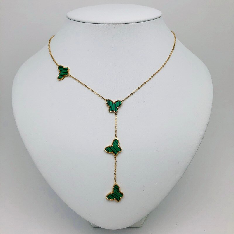 PINI Butterfly Necklace For Women Jewelry