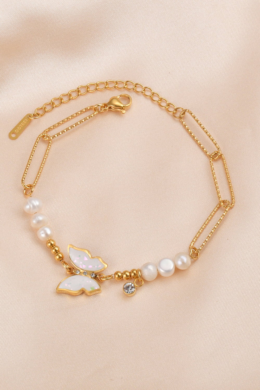 Butterfly Stainless Steel Bracelet Trendsi