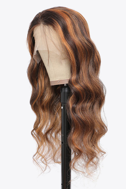 18" #P4/27 13x4 Lace Front Wigs Hightlight Human Hair Body Wave150% Density