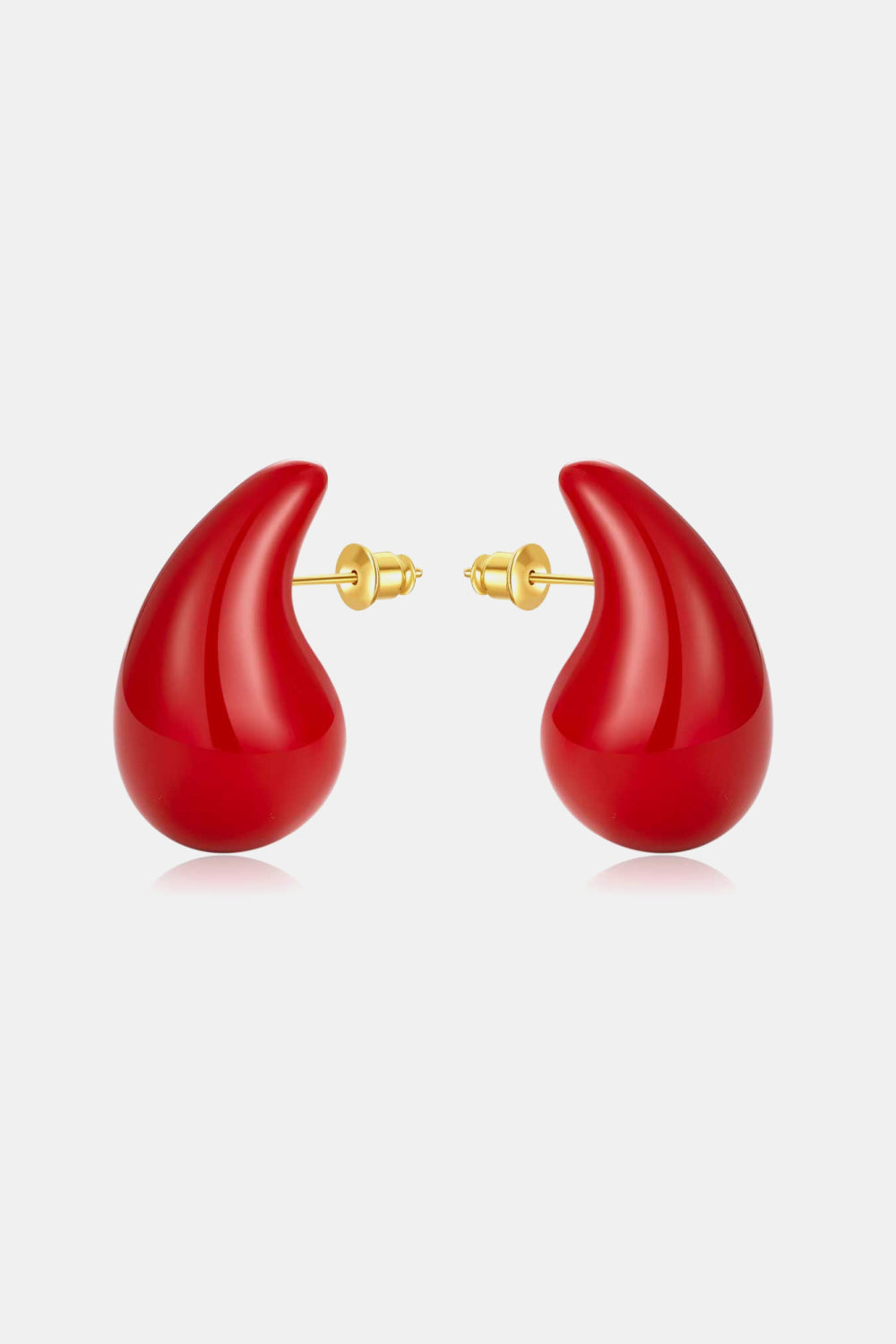 Big Size Water Drop Brass Earrings Trendsi