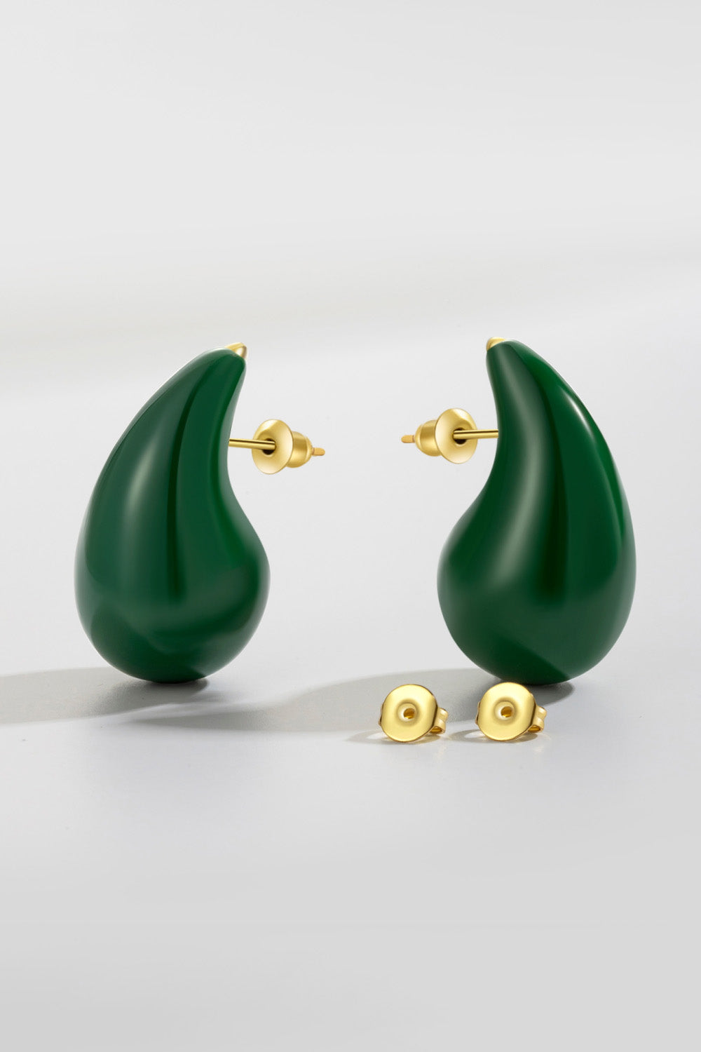 Big Size Water Drop Brass Earrings Trendsi