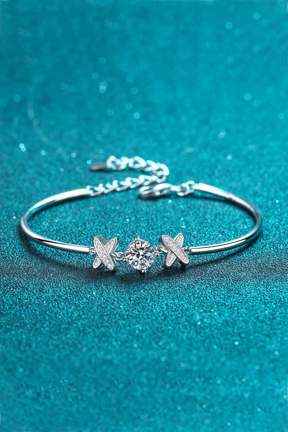 Happy State of Mind 1 Carat Moissanite Bracelet Trendsi