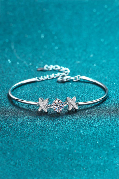 Happy State of Mind 1 Carat Moissanite Bracelet Trendsi