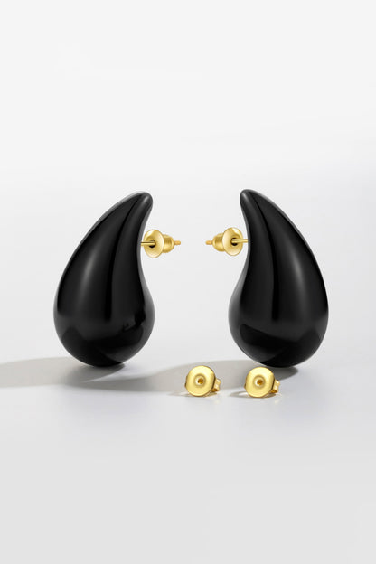 Big Size Water Drop Brass Earrings Trendsi