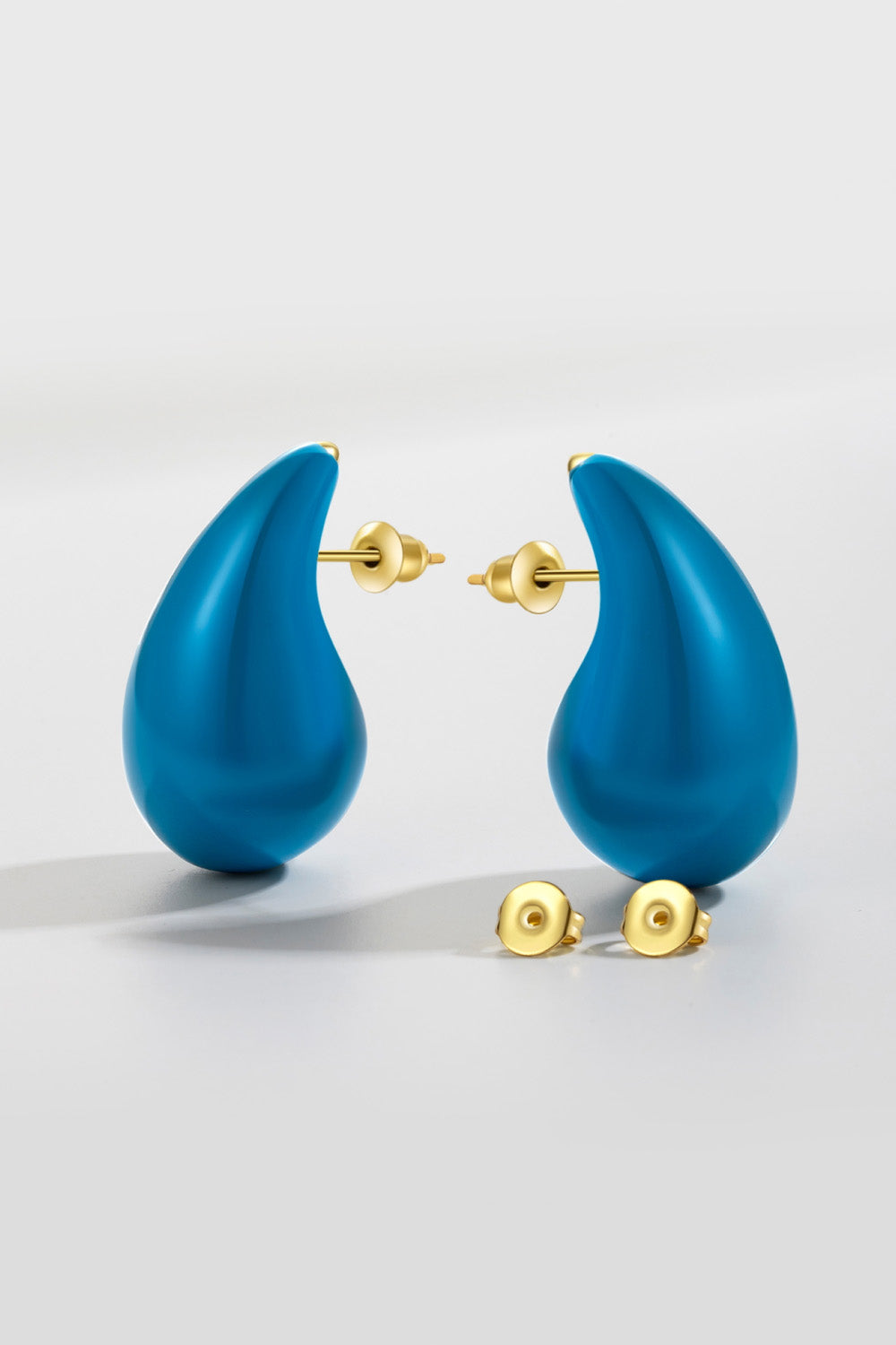 Big Size Water Drop Brass Earrings Trendsi