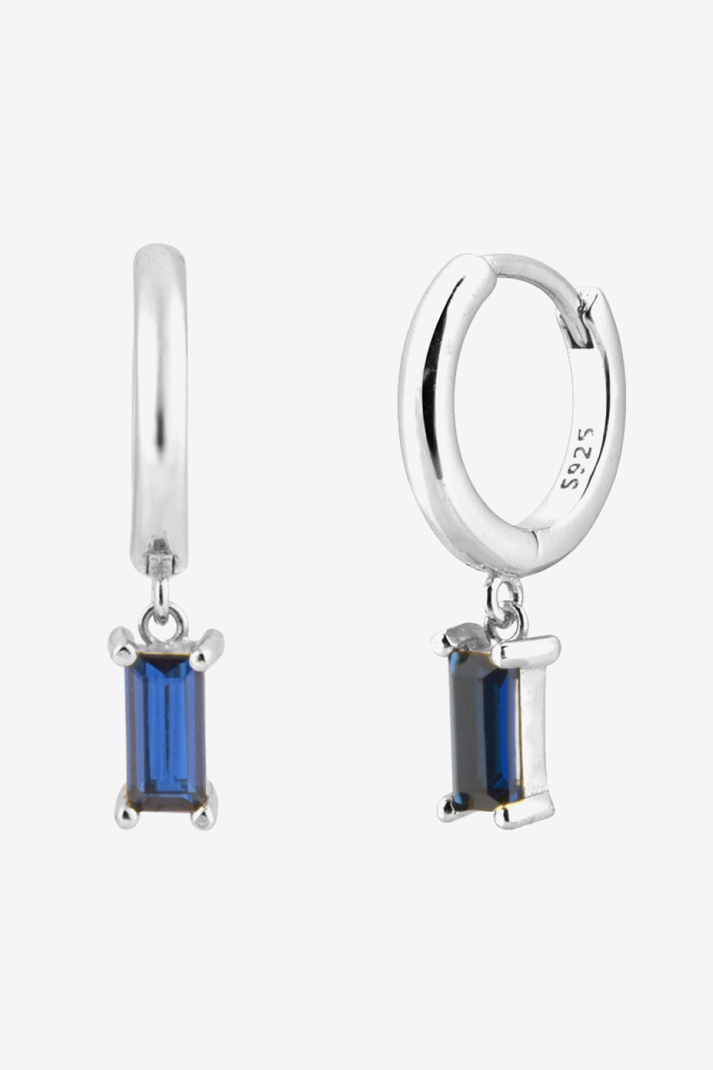 Zircon Huggie Drop Earrings Trendsi