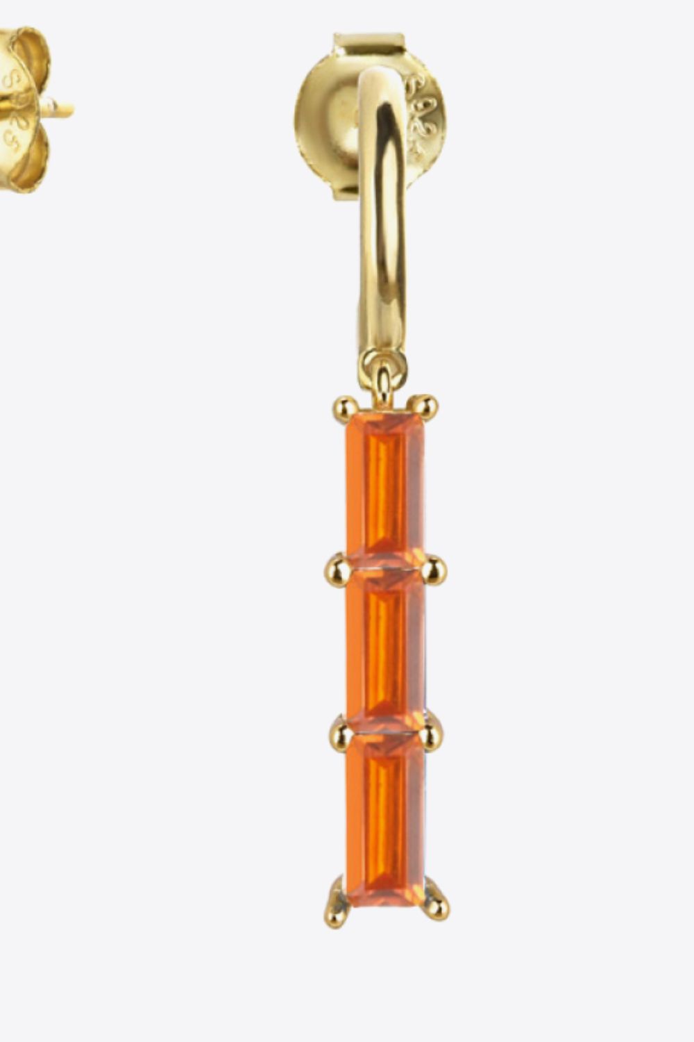 Inlaid Zircon 925 Sterling Silver Earrings Trendsi
