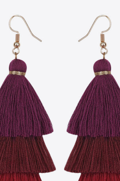 Layered Tassel Earrings Trendsi