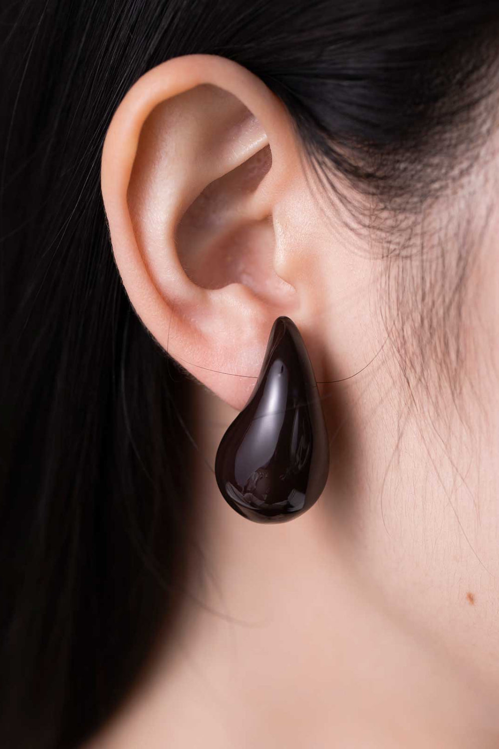 Big Size Water Drop Brass Earrings Trendsi