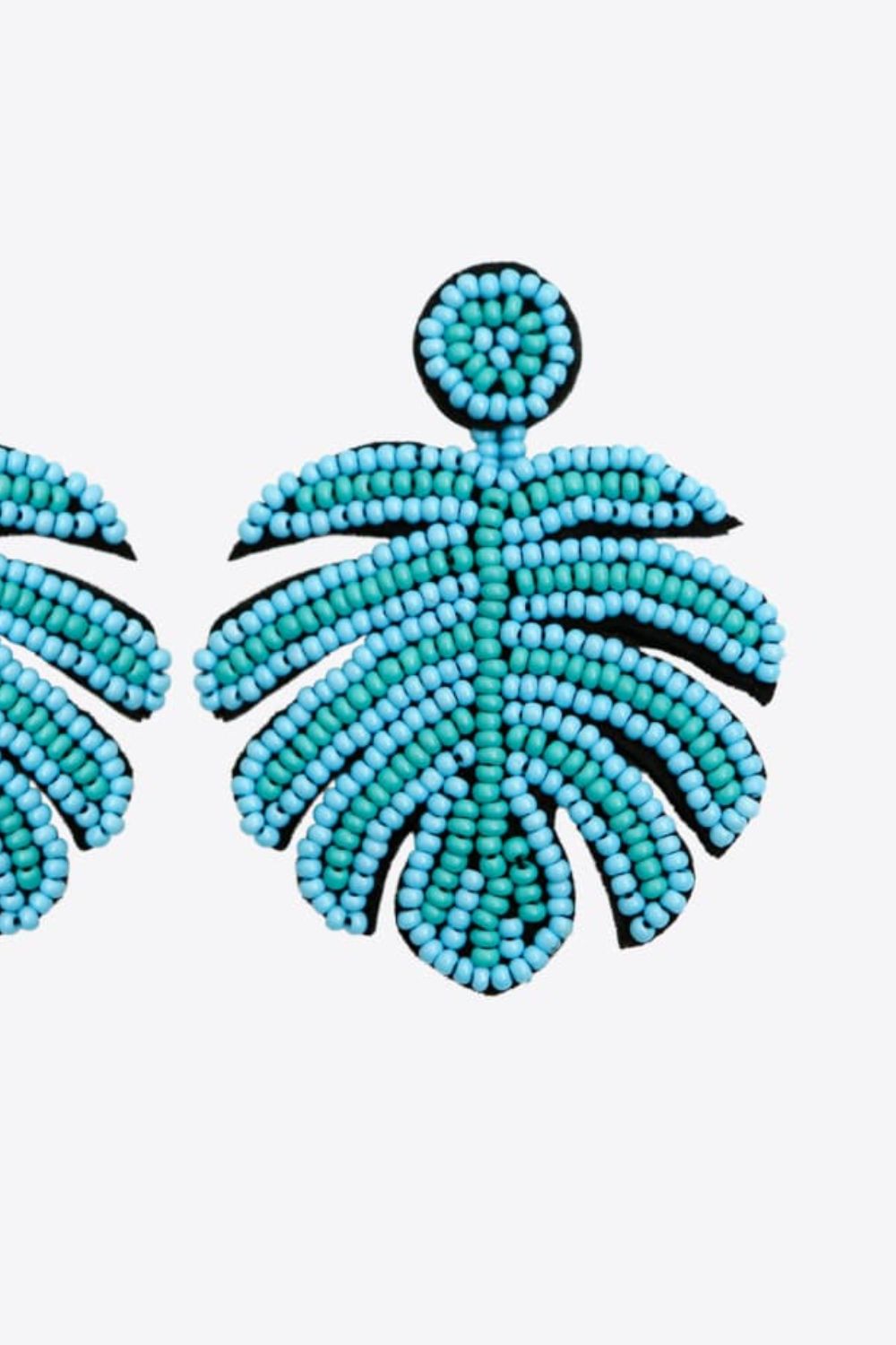 Beaded Banana Leaf Earrings Trendsi