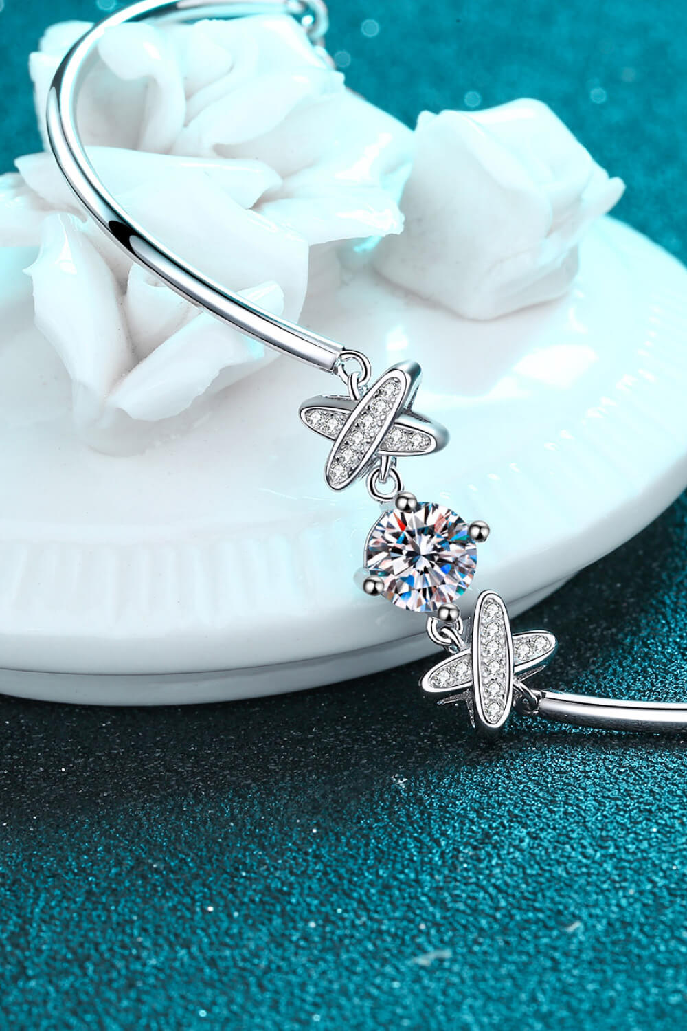 Happy State of Mind 1 Carat Moissanite Bracelet Trendsi