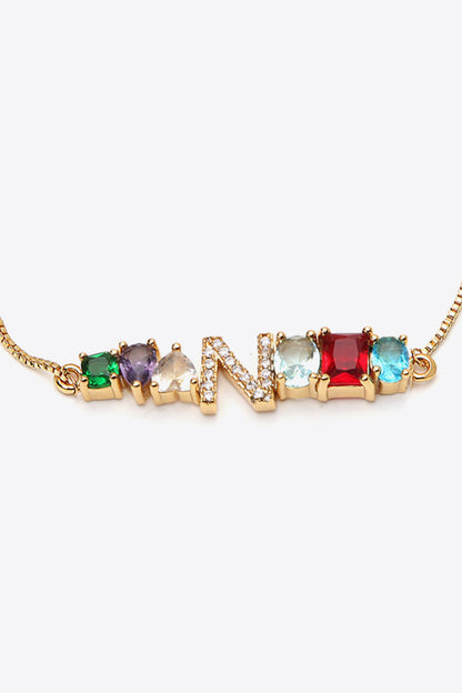 K to T Zircon Bracelet Trendsi