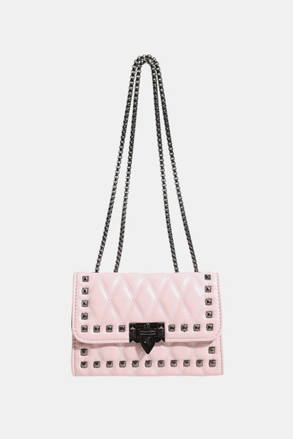 Studded PU Leather Crossbody Bag Trendsi