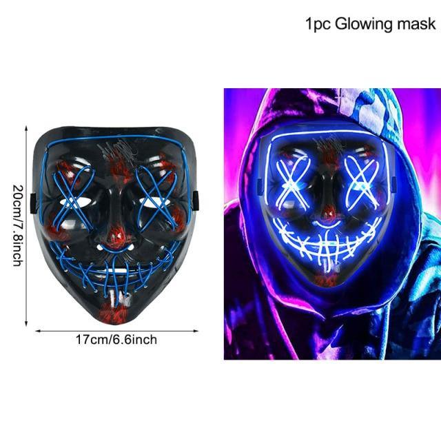 LED Halloween Mask
